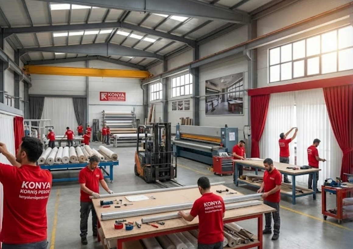 Konya Korniş Perde Toptan